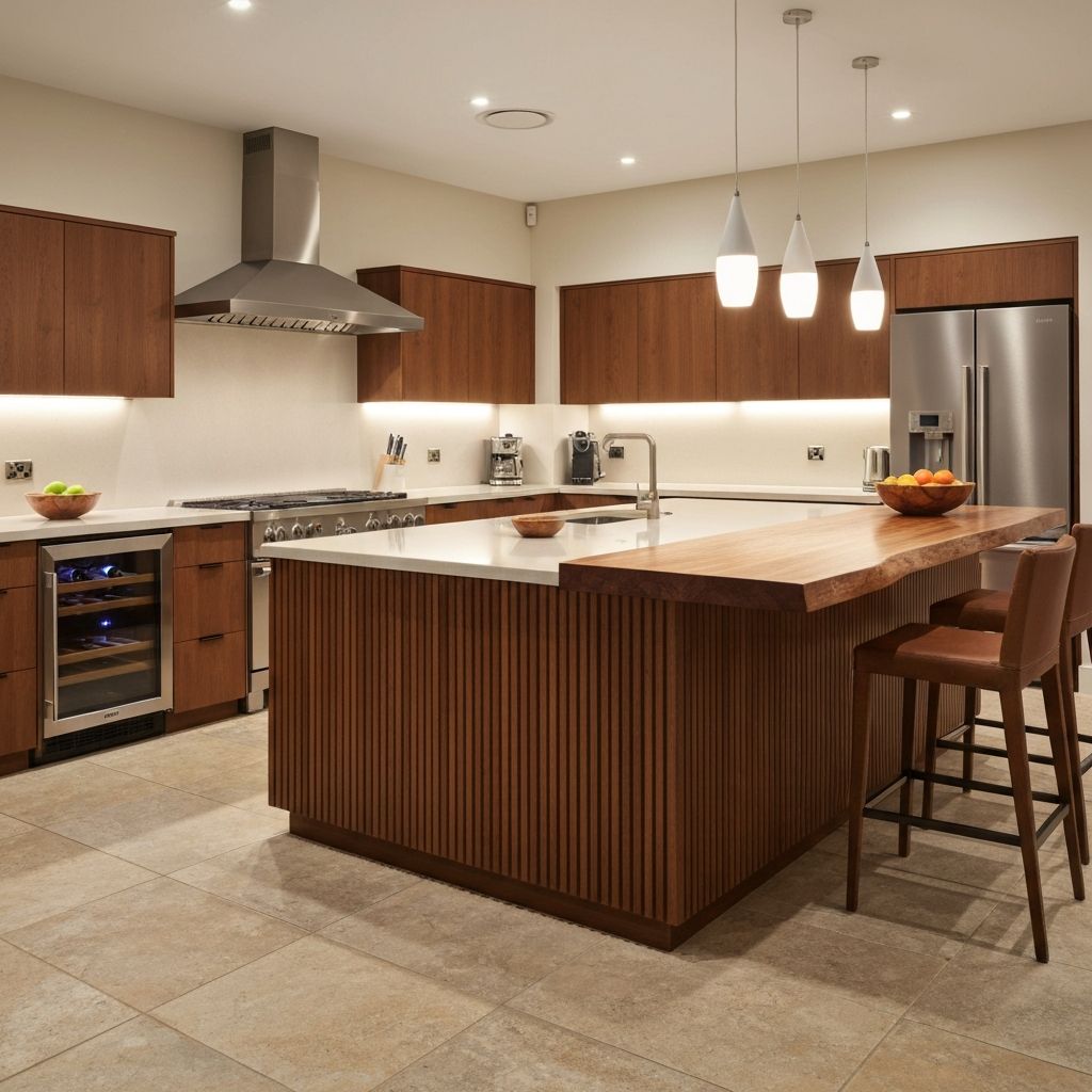 Integrerte hvitevarer i moderne kjøkken